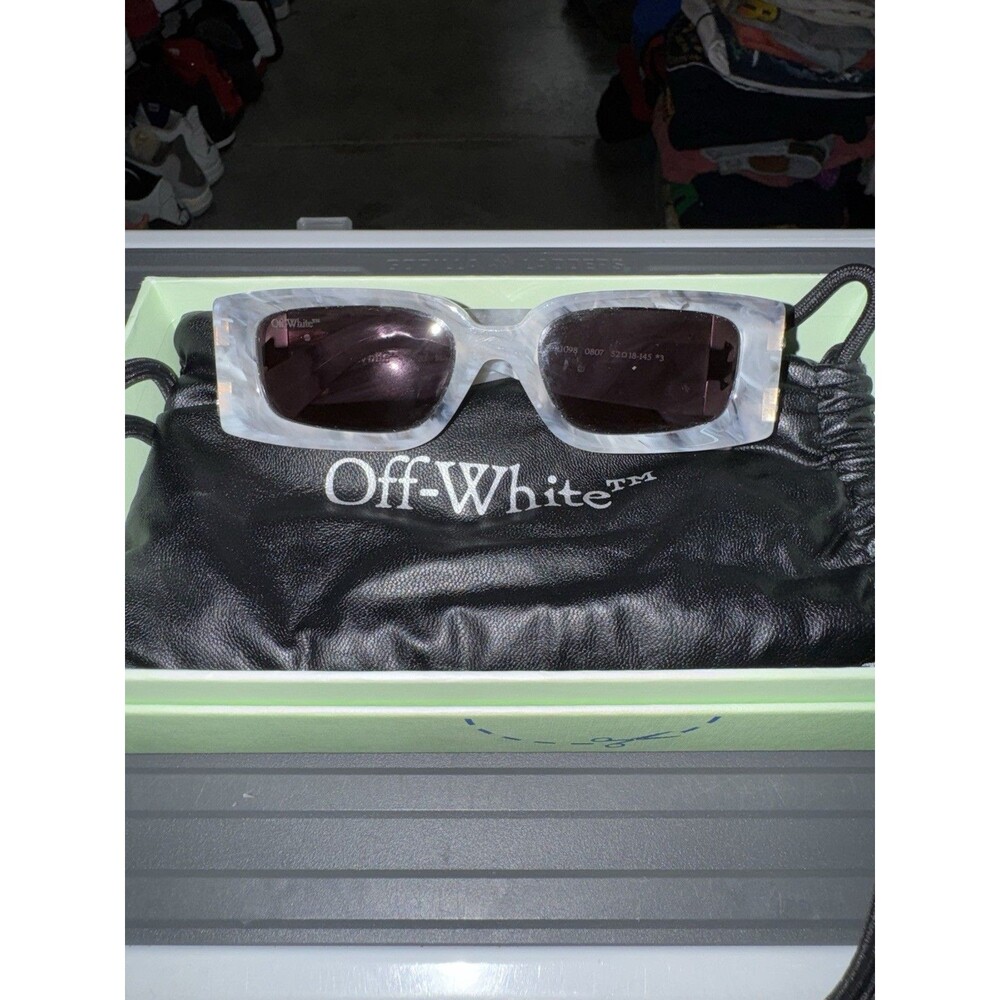 Off-White Virgil Blue/Black Marble Sunglasses